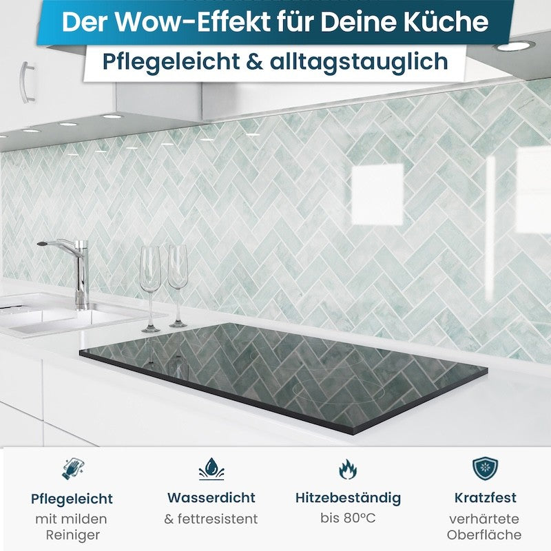 Küchenrückwand selbstklebend - Fischgräten