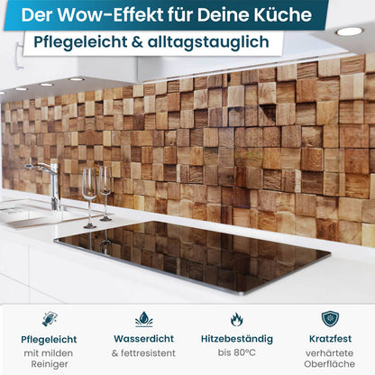 Küchenrückwand selbstklebend - Hölzer