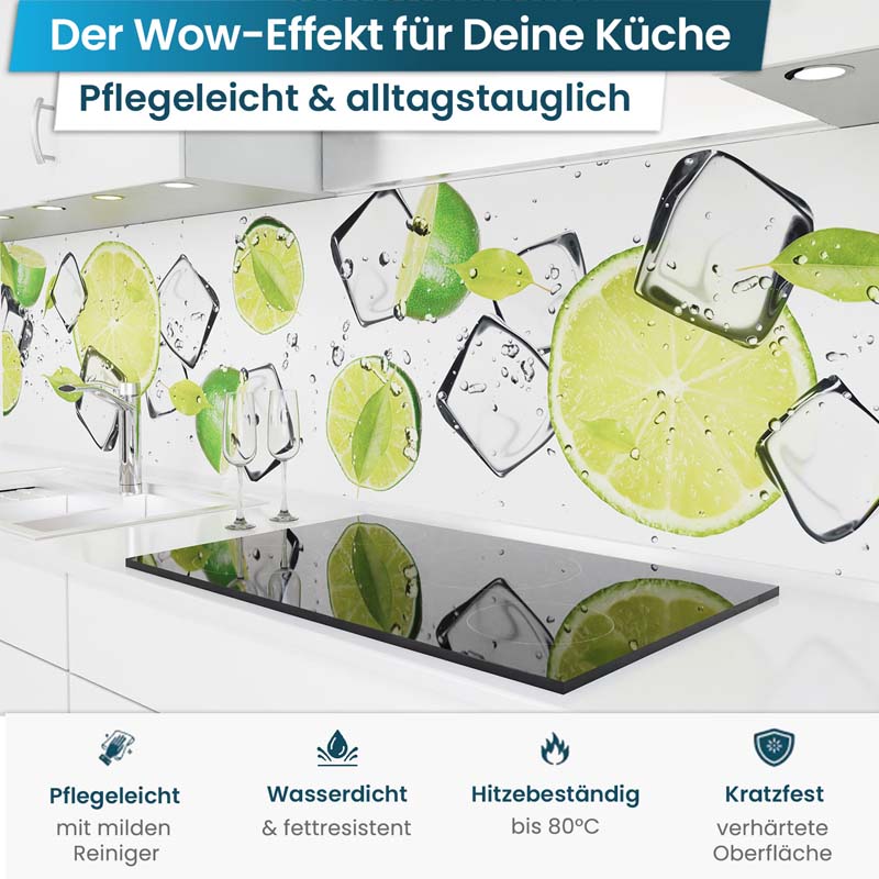 keuken achterwand zelfklevend - Limoen