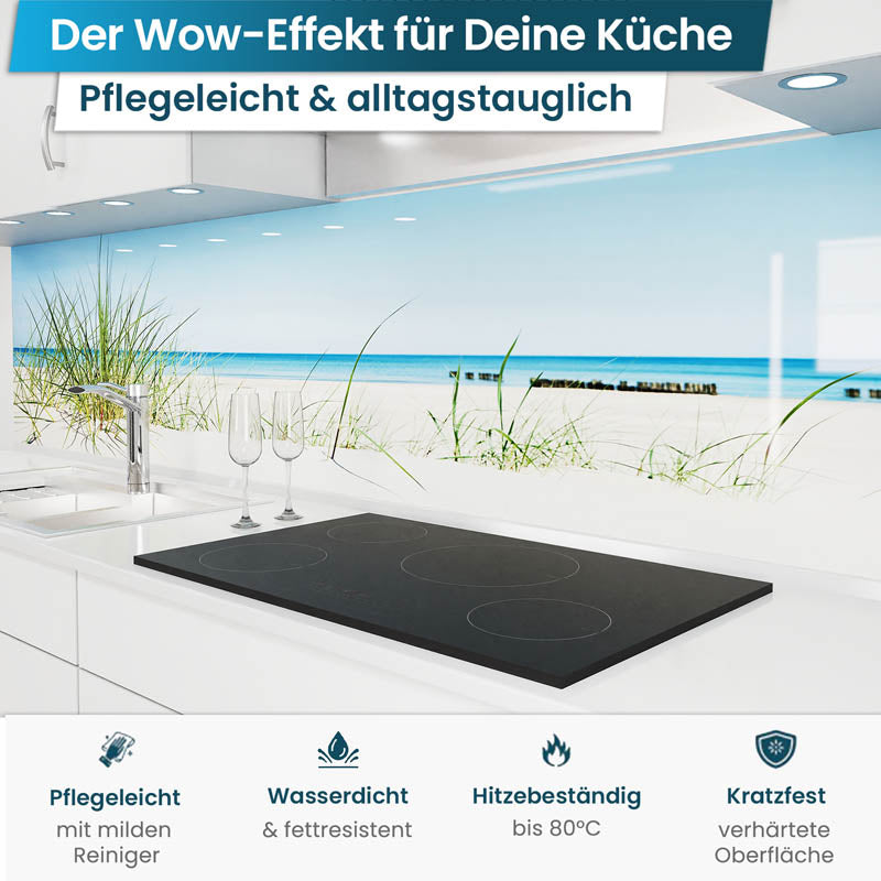 Küchenrückwand selbstklebend - Ostsee Strand