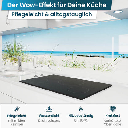 Küchenrückwand selbstklebend - Ostsee Strand
