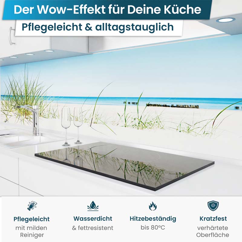 revestimiento para cocina - Playa del mar Báltico