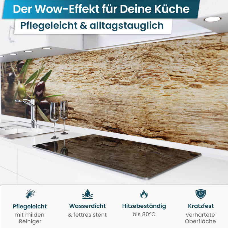 Küchenrückwand selbstklebend - Oliven
