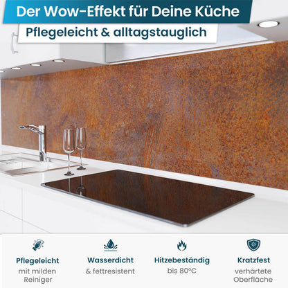 Küchenrückwand selbstklebend - Rost