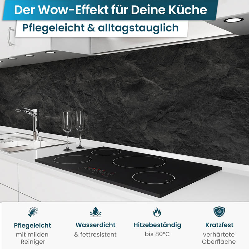 Küchenrückwand selbstklebend - Schiefer