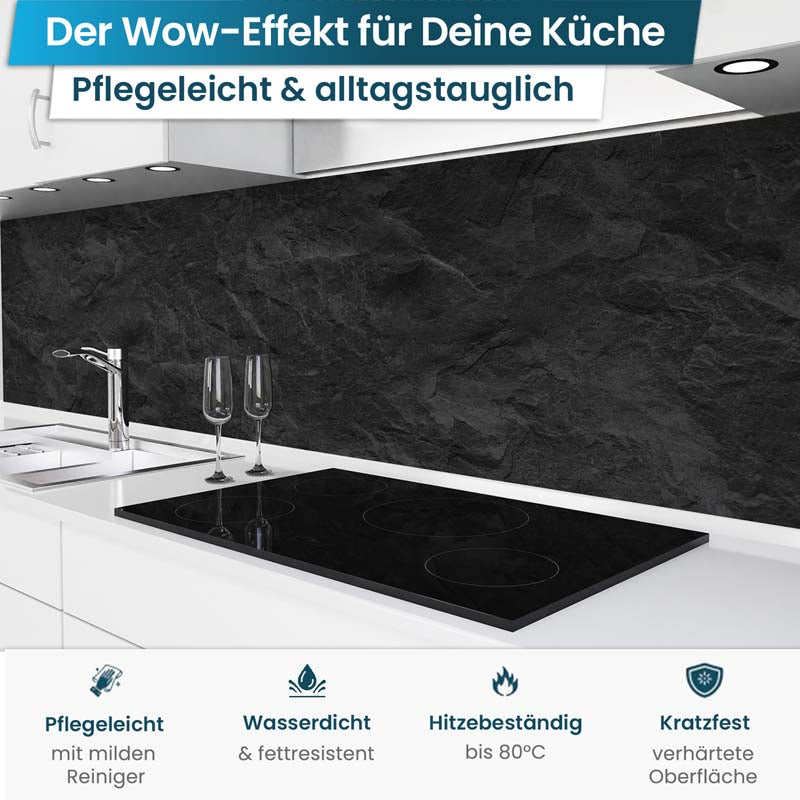 crédence de cuisine adhésive  Ardoise