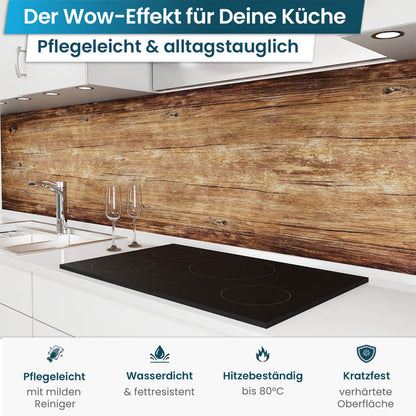Küchenrückwand selbstklebend - Walnuss
