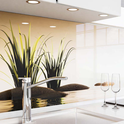 Küchenrückwand selbstklebend - Seesteine Abendgold