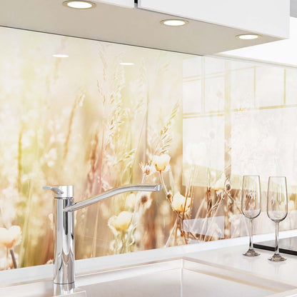 Küchenrückwand selbstklebend - Sommerblüten