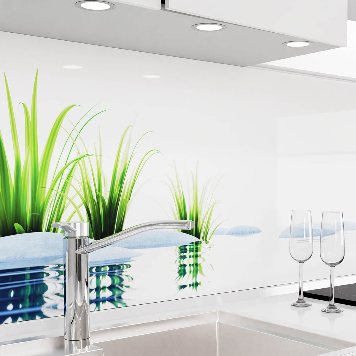 Küchenrückwand selbstklebend - Seesteine Harmonie