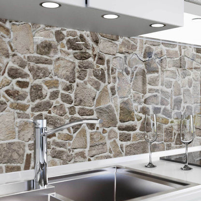 Küchenrückwand selbstklebend - Steinmauer