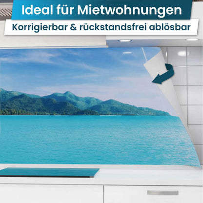 Küchenrückwand selbstklebend - Tropisches Paradies