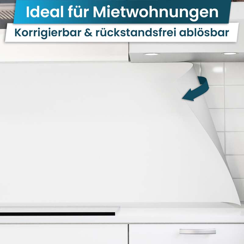keuken achterwand zelfklevend - Wit