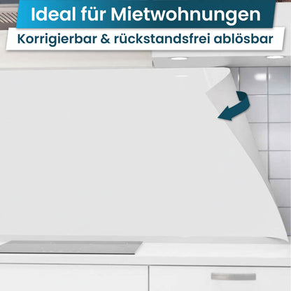 Küchenrückwand selbstklebend - Polarweiß