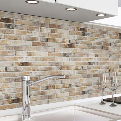 keuken achterwand zelfklevend - Bakstenen